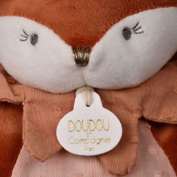 Doudou marionnette Mina la renarde 25 cm