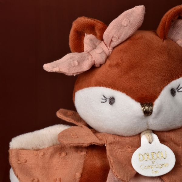 Doudou marionnette Mina la renarde 25 cm