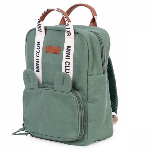 Sac à dos enfant Mini club Signature Canvas Vert