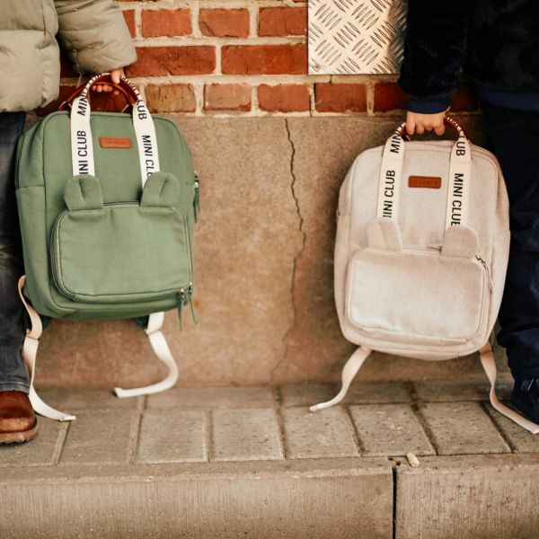 Sac à dos enfant Mini club Signature Canvas Vert