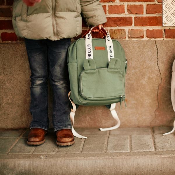 Sac à dos enfant Mini club Signature Canvas Vert