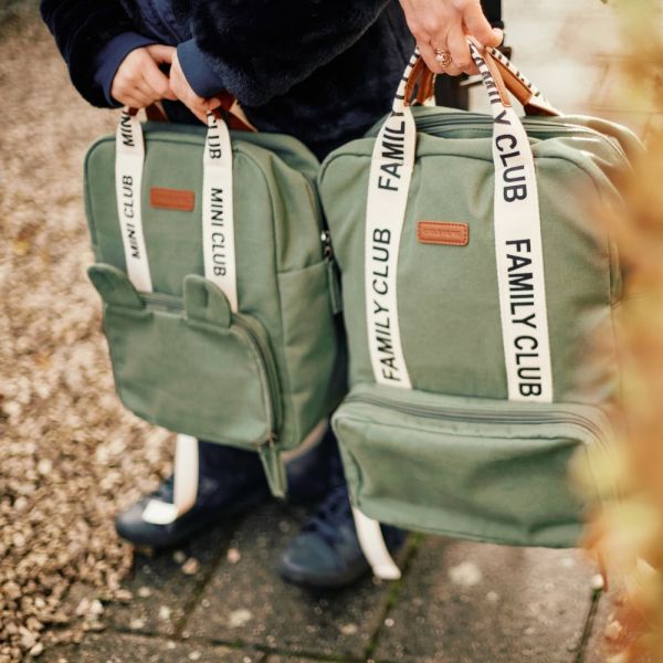 Sac à dos enfant Mini club Signature Canvas Vert