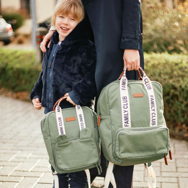 Sac à dos enfant Mini club Signature Canvas Vert