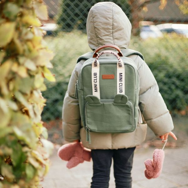 Sac à dos enfant Mini club Signature Canvas Vert