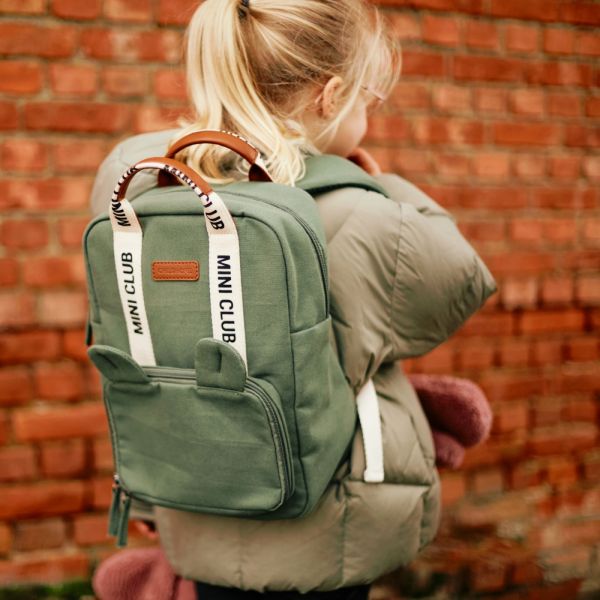 Sac à dos enfant Mini club Signature Canvas Vert