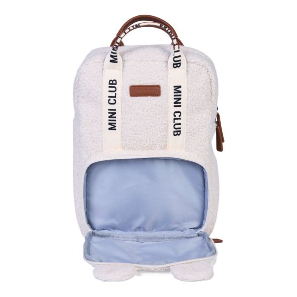 Sac à dos enfant Mini Club Signature Teddy Ecru