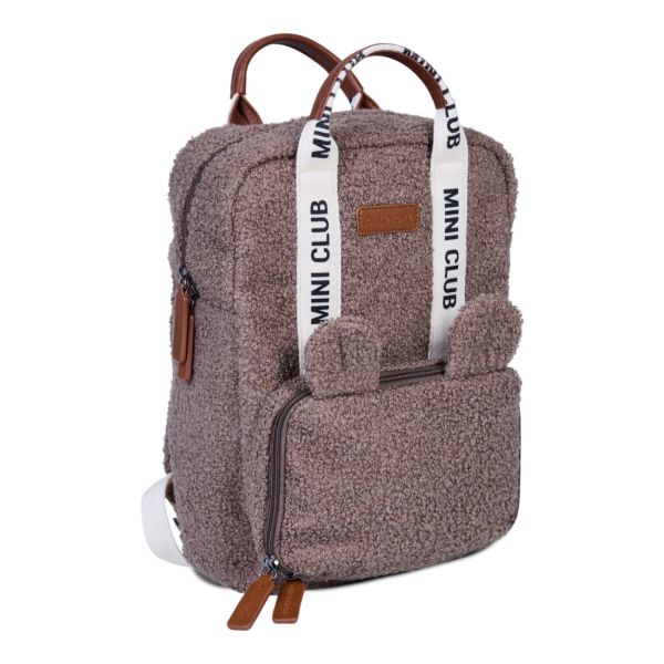 Sac à dos enfant Mini Club Signature Teddy Brun Doux