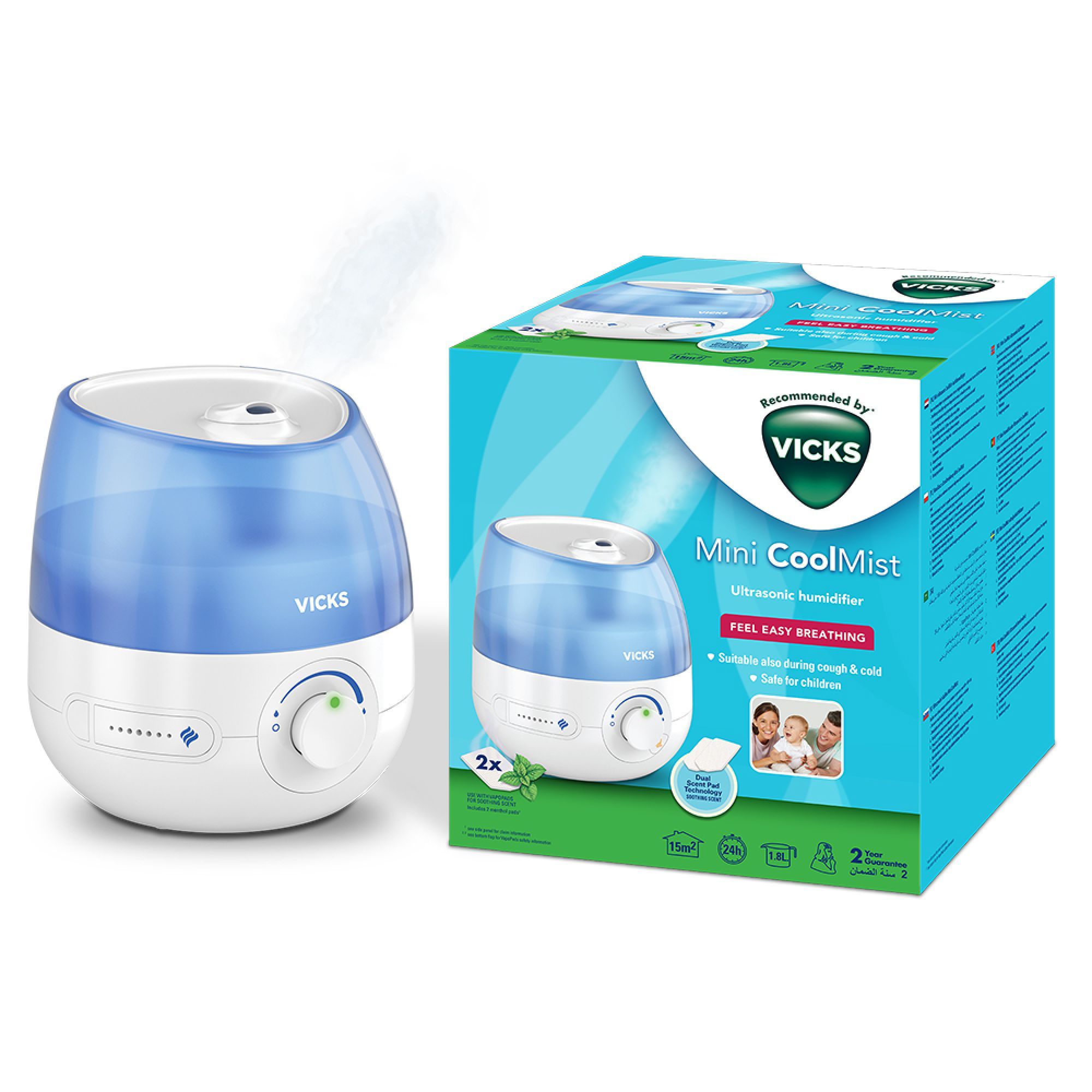 Mini humidificateur, petit humidificateur pour chambre à coucher