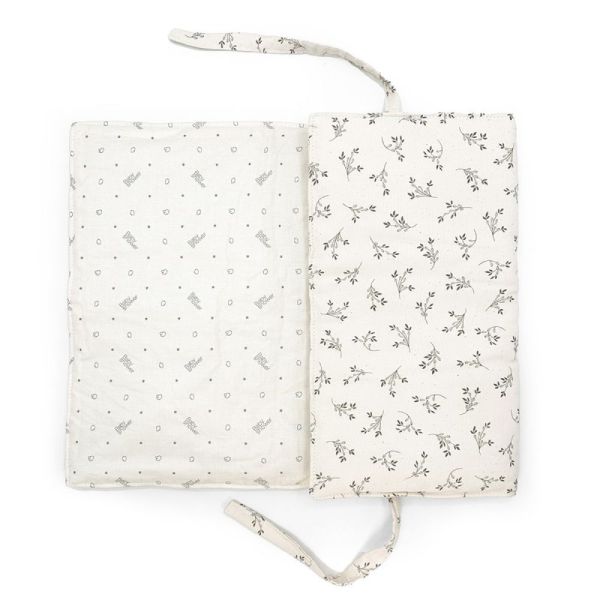 Mini Matelas à langer nomade Audrey Olive Bloom