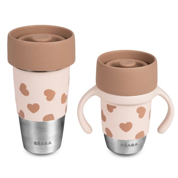 Coffret 2 tasses parent enfant Click & Drink Mini & Me BigLove