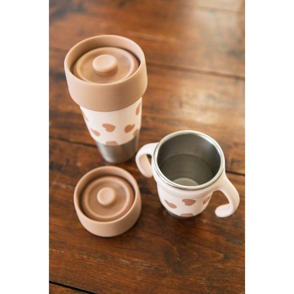 Coffret 2 tasses parent enfant Click & Drink Mini & Me BigLove