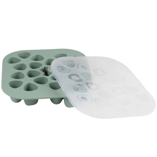 Moule multiportions silicone 20 x 35 ml Vert sauge