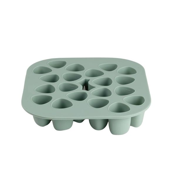 Moule multiportions silicone 20 x 35 ml Vert sauge