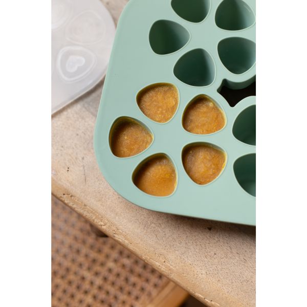 Moule multiportions silicone 20 x 35 ml Vert sauge