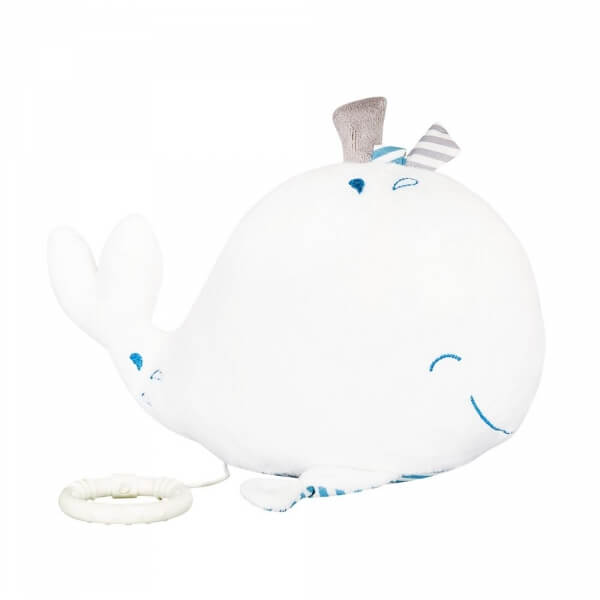 Peluche musicale Blue Baleine