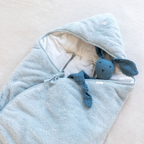 Nid d'ange Pady Tetra Jersey softy Bleu