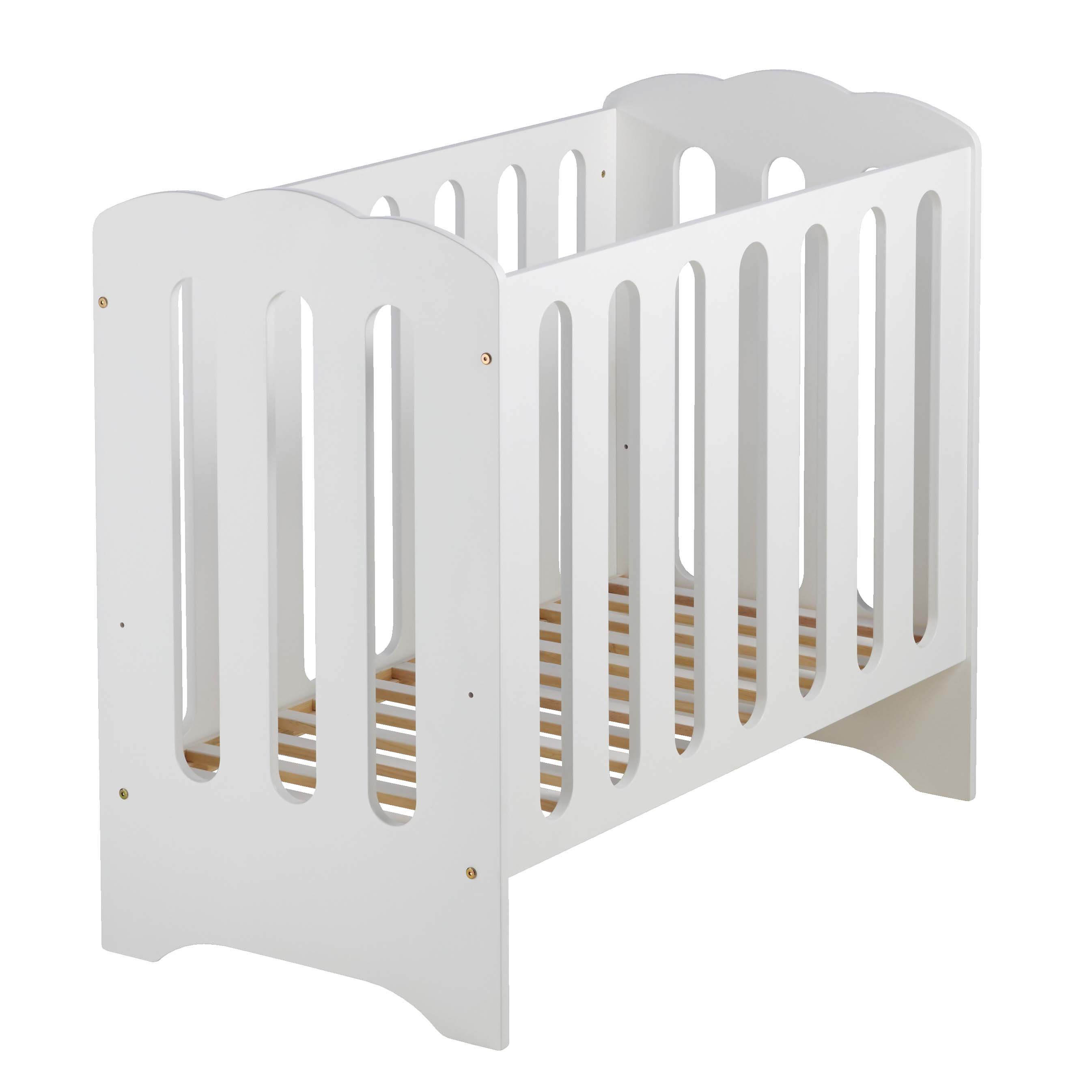 Domiva Lit Bebe 50x100 Cm Mini Nuage Blanc Made In Bebe Domiva Lit Bebe 50x100 Cm Mini Nuage Blanc Made In Bebe