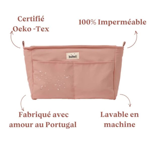 Organisateur de poussette Imper Blush