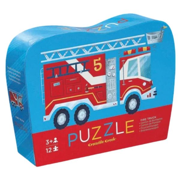 Mini Puzzle  12 pièces Camion de pompier