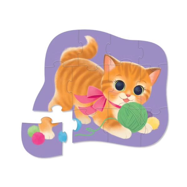 Mini Puzzle 12 pièces Chaton
