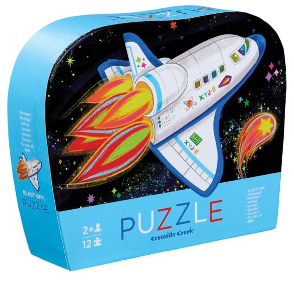 Mini Puzzle 12 pièces Fusée spatiale