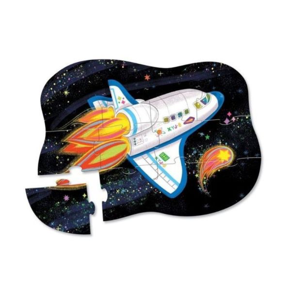 Mini Puzzle 12 pièces Fusée spatiale