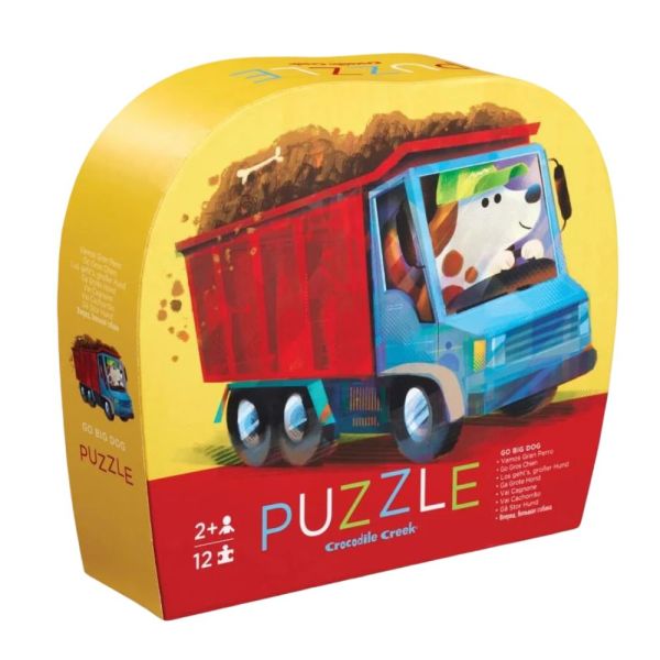 Mini Puzzle 12 pièces Go le chien