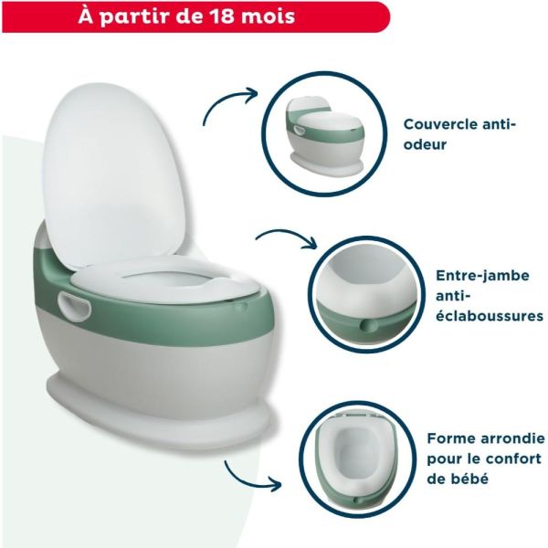 Mini toilettes enfant Vert sauge