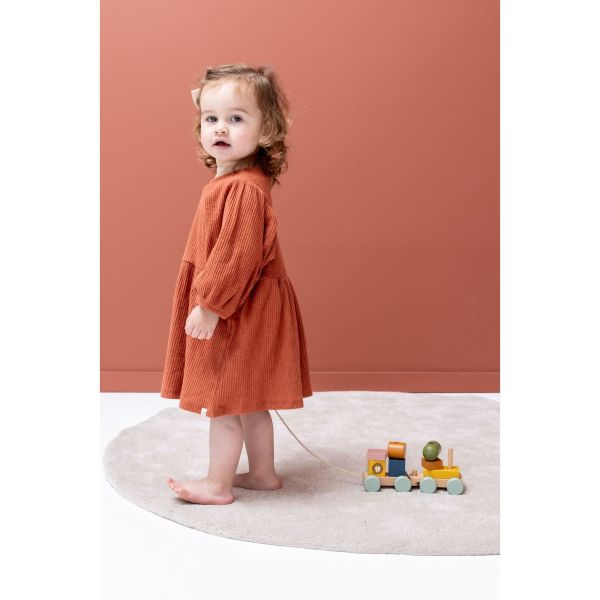 Mini train des animaux en bois