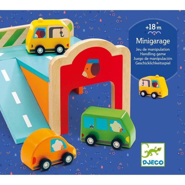 Jouet d'éveil et de manipulation Minigarage