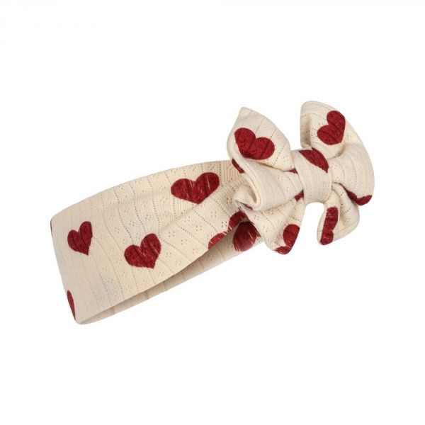 Bandeau bébé 18 mois à 3 ans Amour Rouge