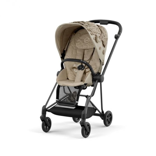 Habillage de siège pour poussette Mios 3 Simply flowers beige