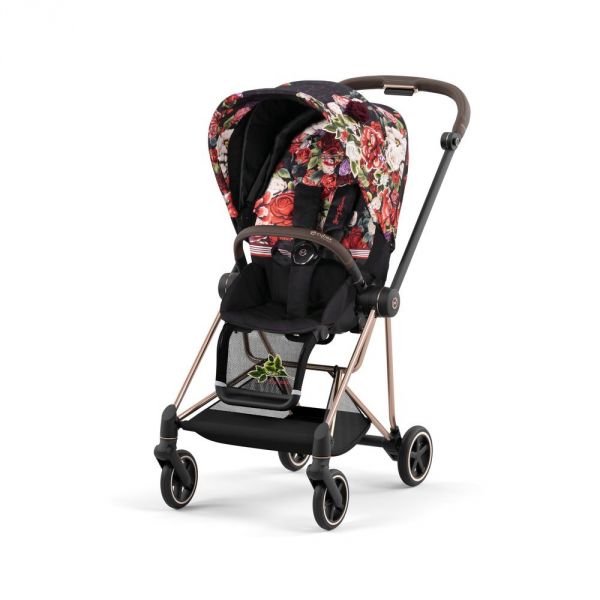 Habillage de siège pour poussette Mios 3 Spring Blossom dark
