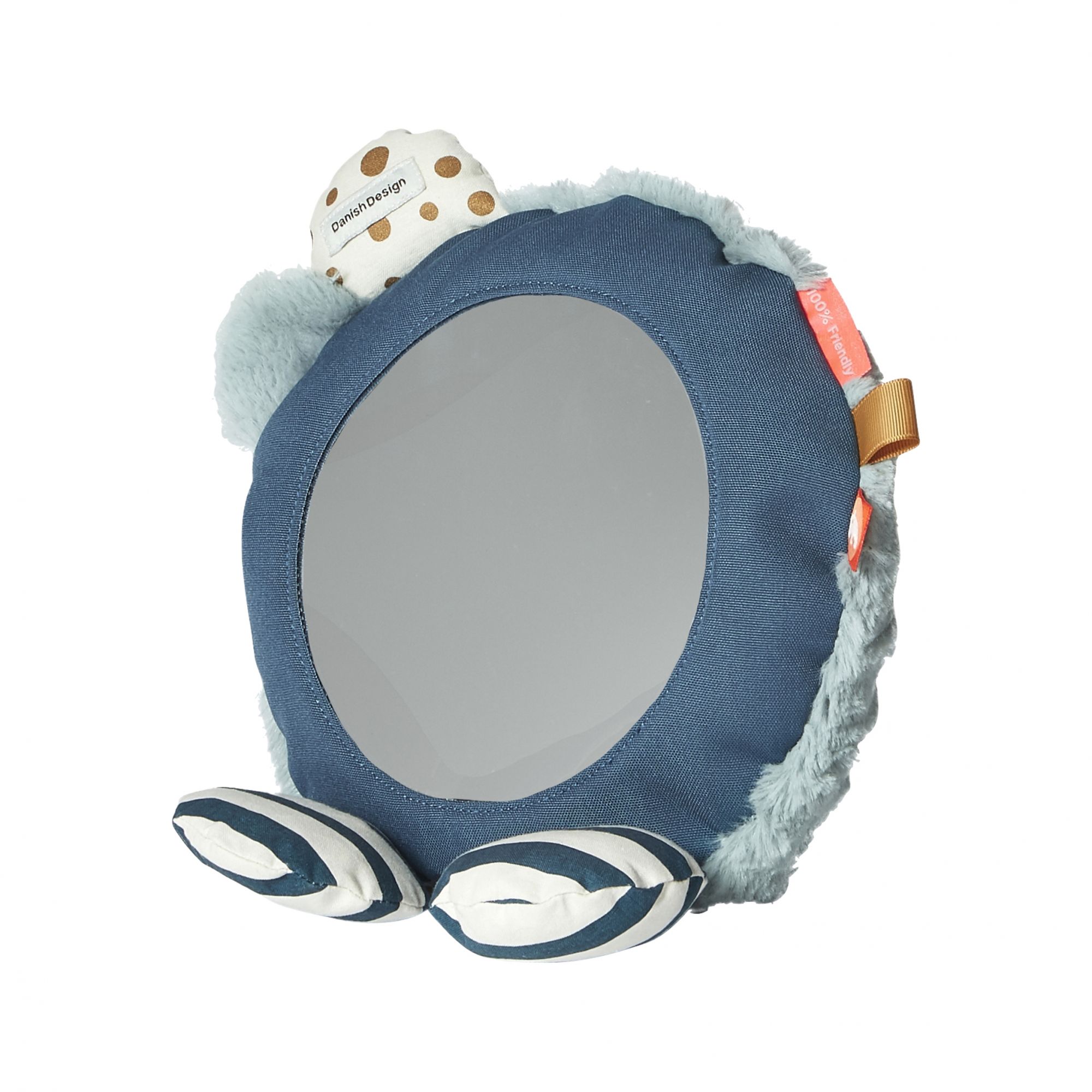 Done By Deer Miroir D Eveil Rond Bleu Made In Bebe