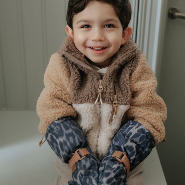 Moufles enfant 1-3 ans chaudes et imperméables Le Leopard