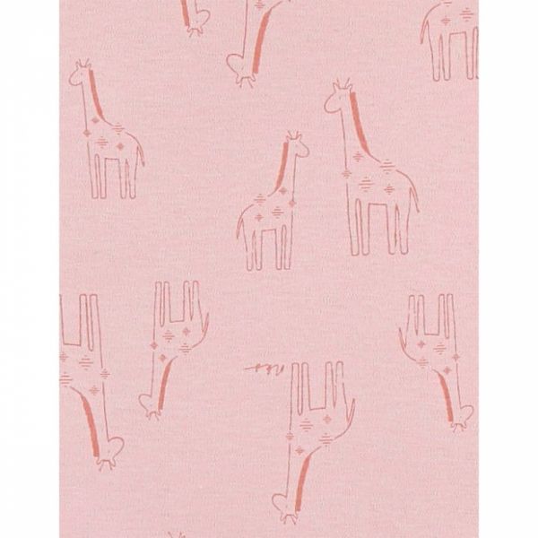Gigoteuse hiver 0-3 mois Jersey bio Rose girafe