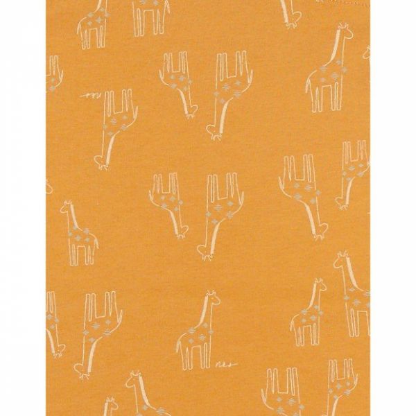 Gigoteuse hiver 0-6 mois Jersey bio Ocre girafe