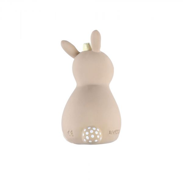 Hochet lapin beige