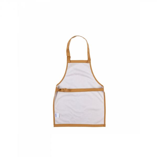 Tablier enfant ocre motif zèbre