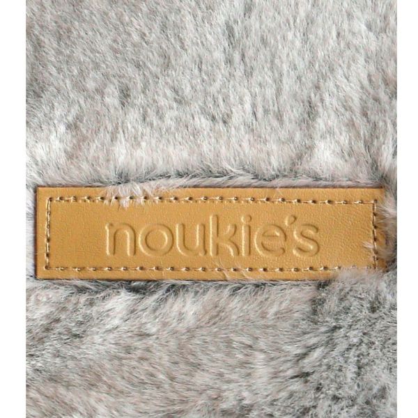 Couverture bébé 75 x 100 cm fausse fourrure Grise