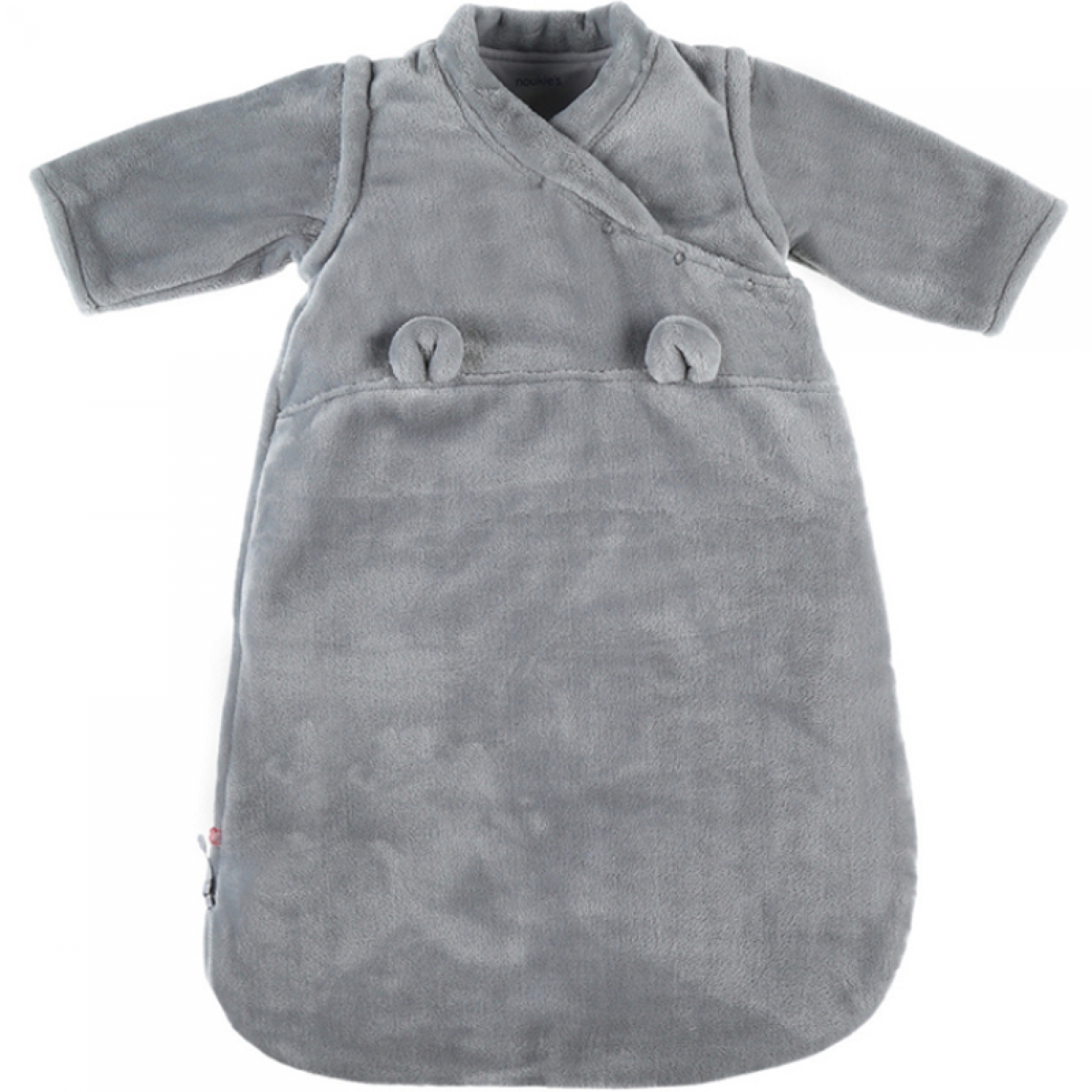 Noukie S Gigoteuse Hiver Fausse Fourrure 0 6 Mois Grise Made In Bebe