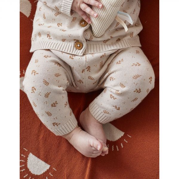 Pantalon tricot Beige 6 mois