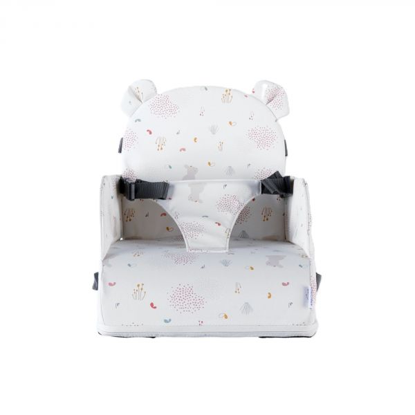 Mineto Rehausseur Chaise Nomade Bebe Facile à Transporter, Chaise Haute de  Voyage portable avec Sangle de Sécurité Réglable, Légère, Siege Enfant Assis  6 Mois à 3 Ans (Beige) : : Bébé et Puériculture