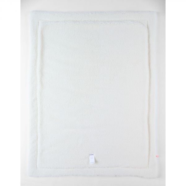 Couverture bébé 75 x 100 cm ouatiné jersey sherpa Romance - Mix and match