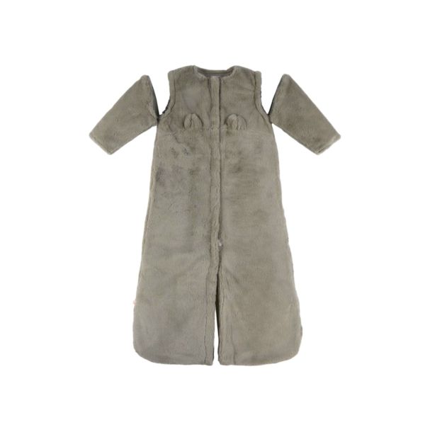 Gigoteuse bébé 100cm fausse fourrure Kaki Mix and Match