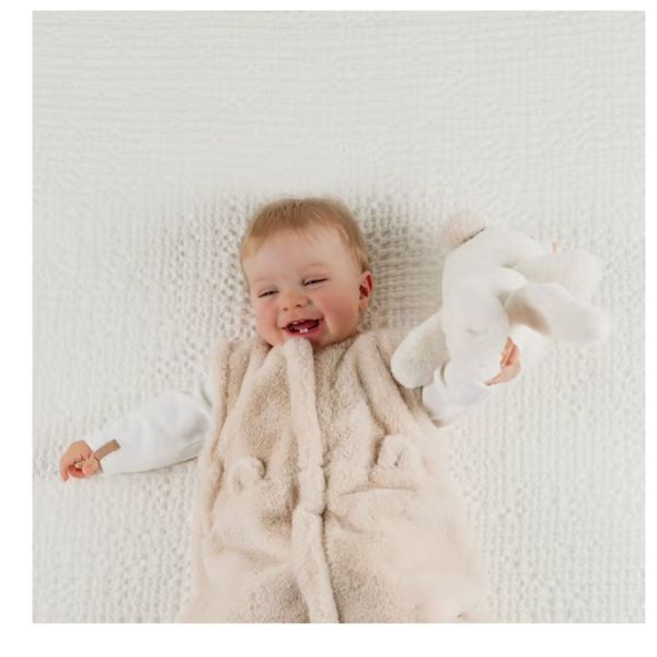 Gigoteuse bébé 70cm fausse fourrure Beige Mix and Match