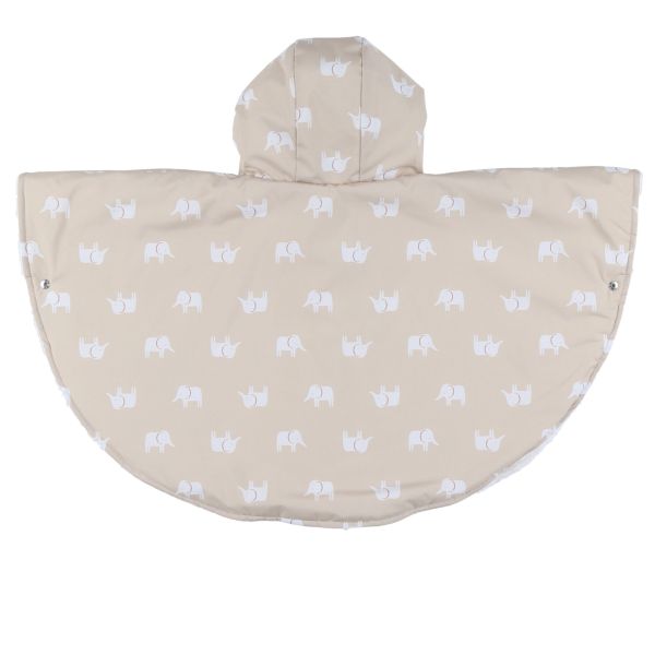 Poncho imperméable avec doublure beige - 18M Mix and Match
