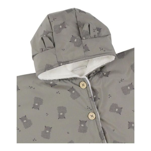 Poncho imperméable avec doublure kaki -18M Mix and Match