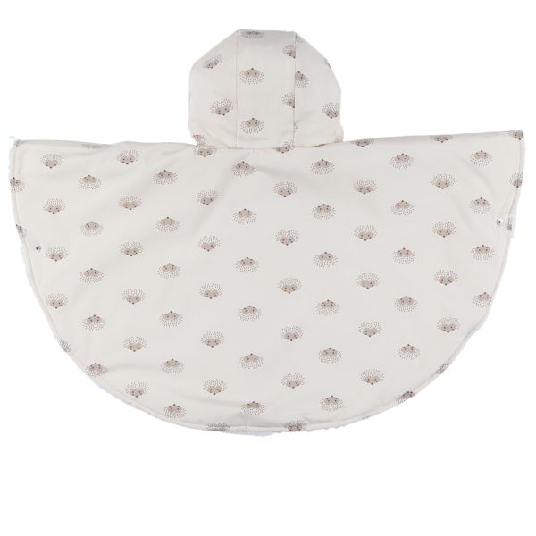 Poncho imperméable avec doublure rose - 18M Mix and Match