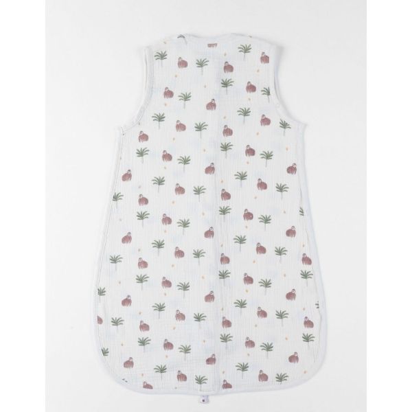 Gigoteuse été 70 cm mousseline de coton - Cute gorilla